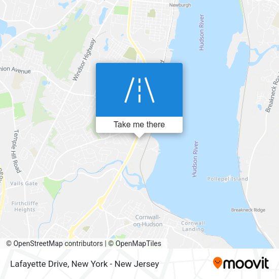 Mapa de Lafayette Drive