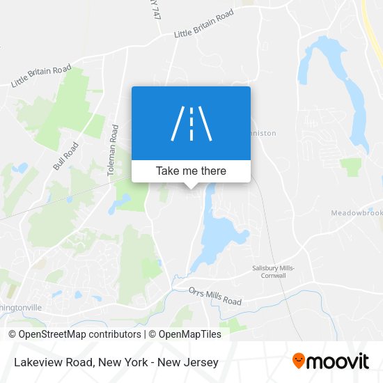 Lakeview Road map