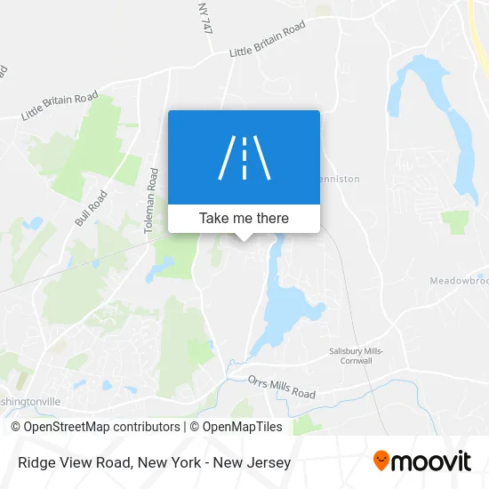 Ridge View Road map