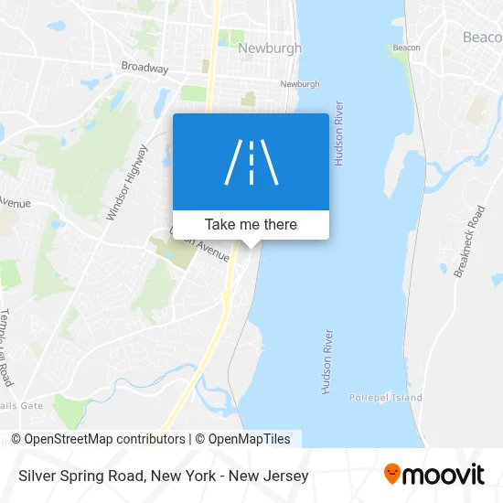 Silver Spring Road map