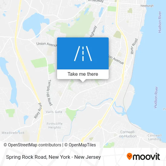 Spring Rock Road map