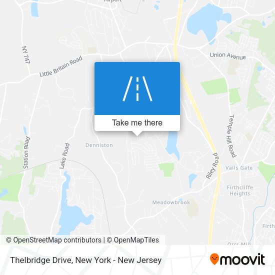 Thelbridge Drive map