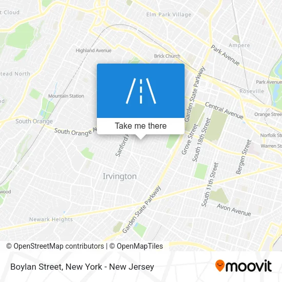 Boylan Street map