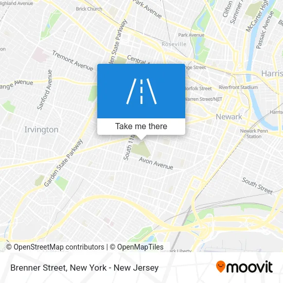 Brenner Street map