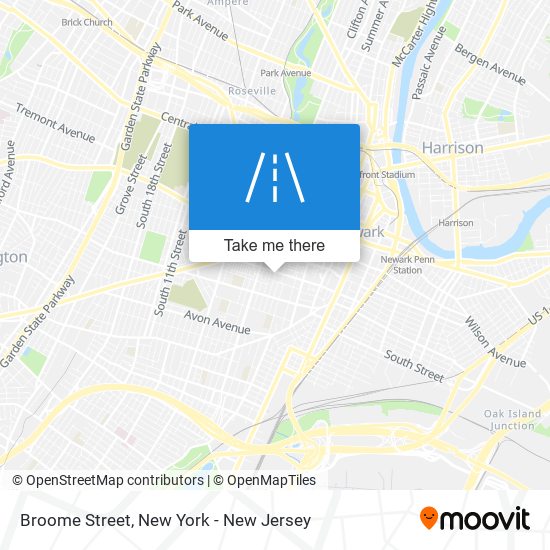 Broome Street map