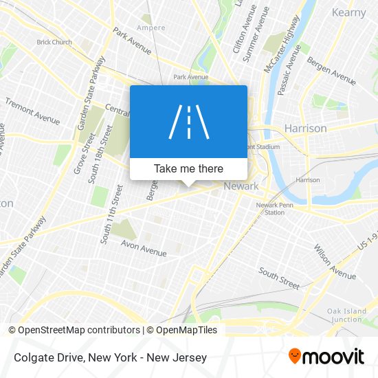 Colgate Drive map