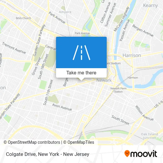 Colgate Drive map
