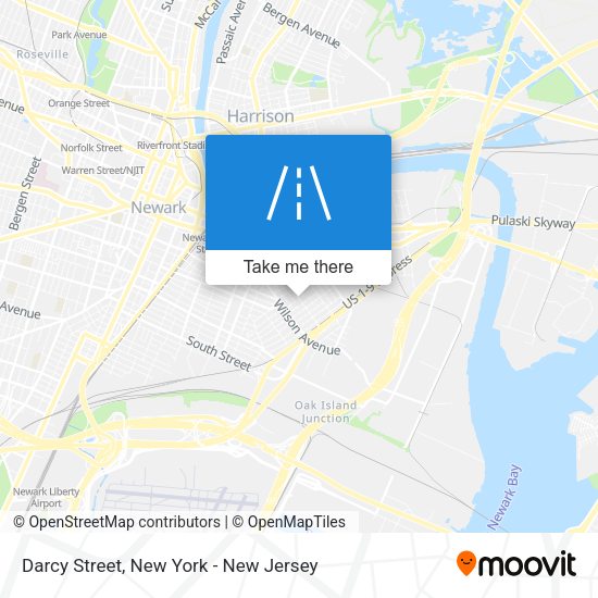 Mapa de Darcy Street