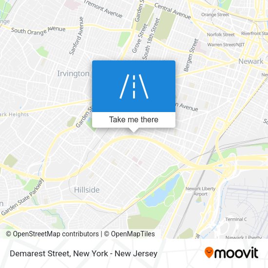 Mapa de Demarest Street