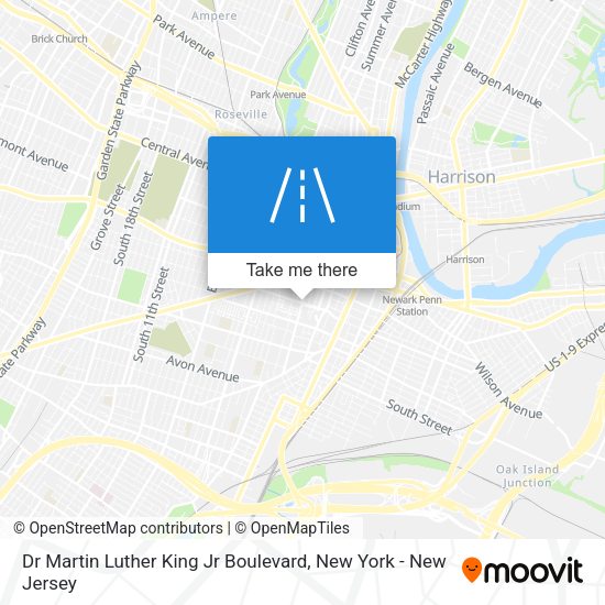 Dr Martin Luther King Jr Boulevard map
