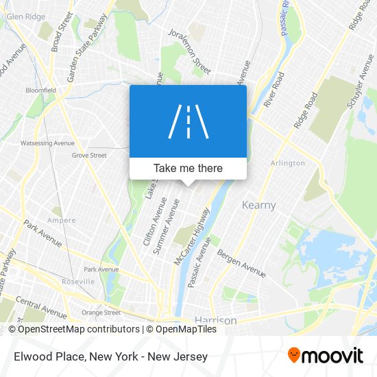 Elwood Place map