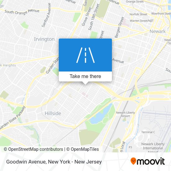 Mapa de Goodwin Avenue