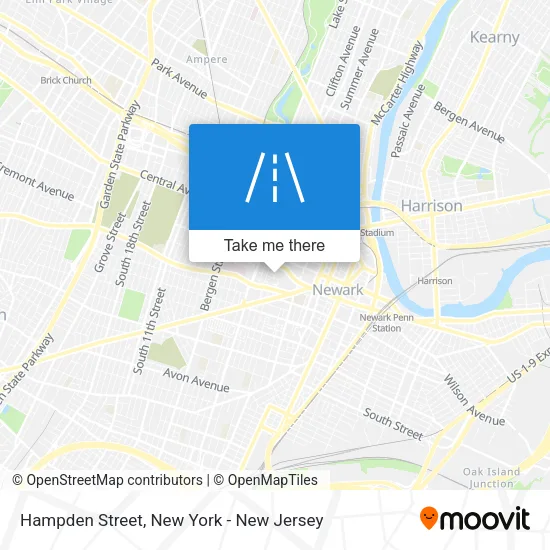 Mapa de Hampden Street