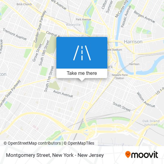 Mapa de Montgomery Street
