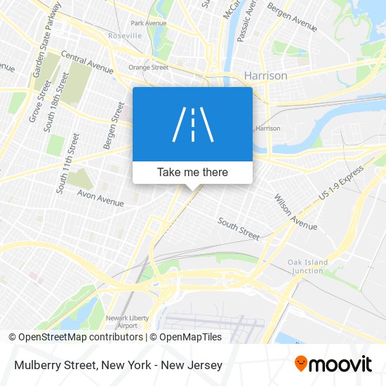 Mulberry Street map