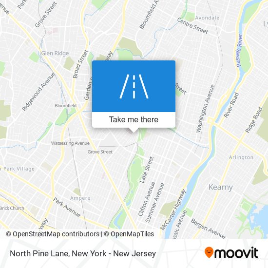 Mapa de North Pine Lane