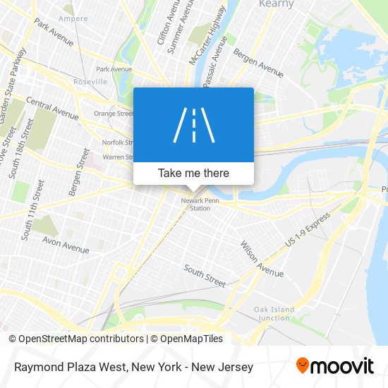 Mapa de Raymond Plaza West