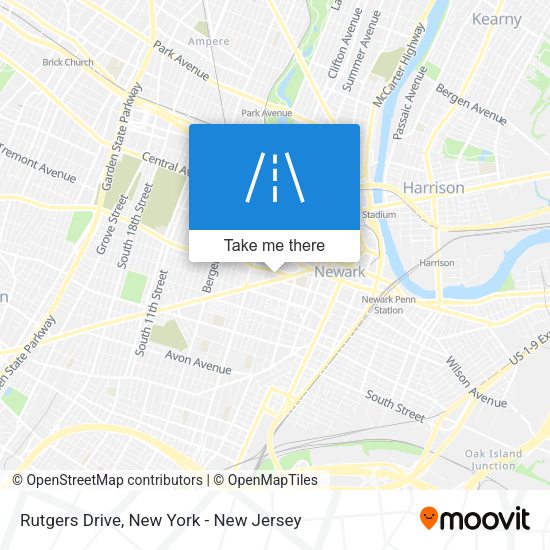 Rutgers Drive map