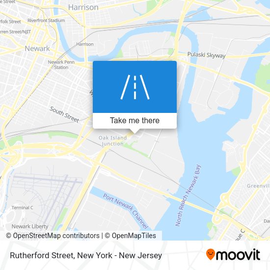 Mapa de Rutherford Street