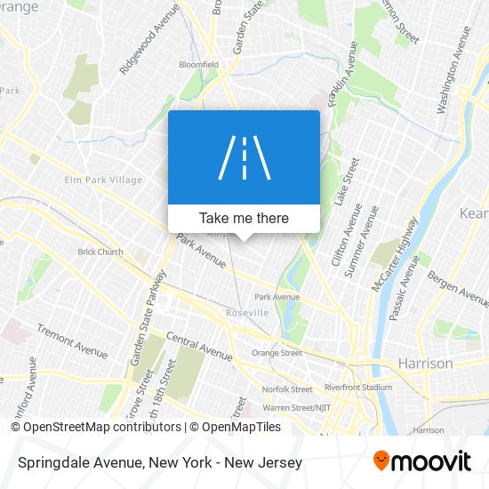 Springdale Avenue map