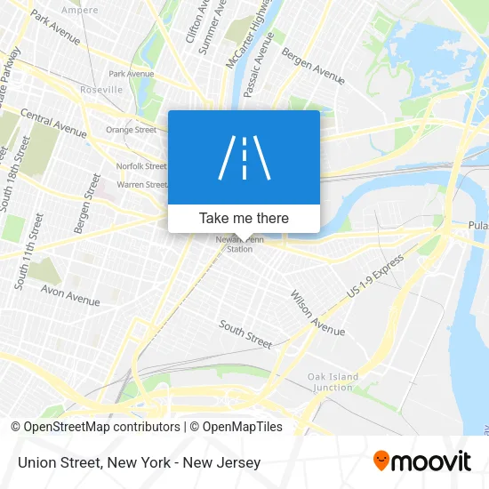 Union Street map