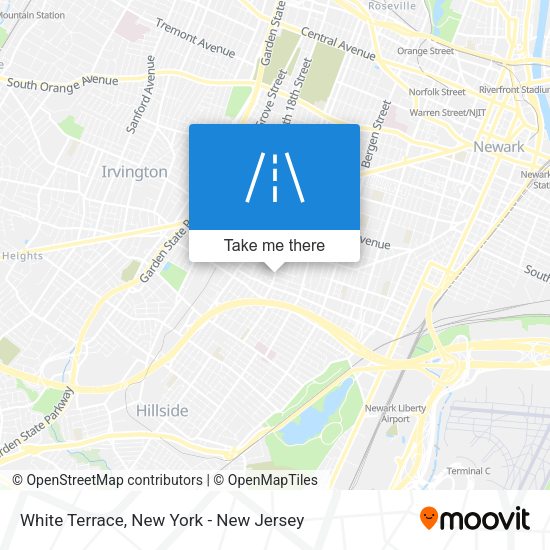 Mapa de White Terrace
