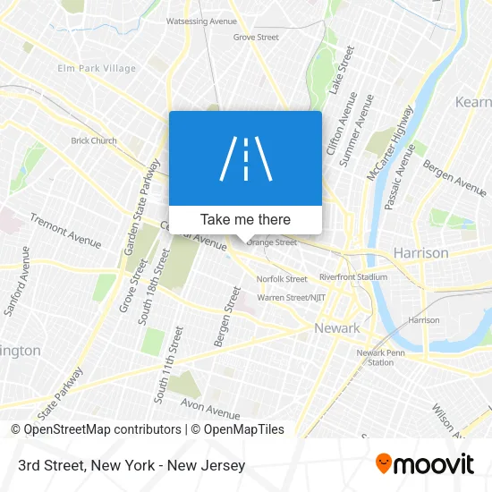 3rd Street map