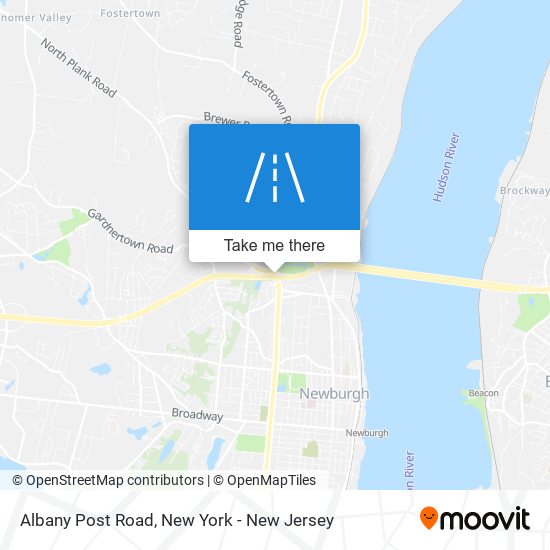 Albany Post Road map