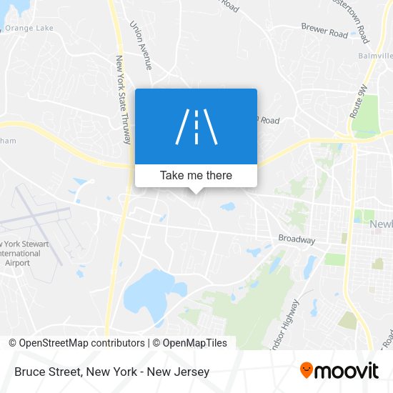 Mapa de Bruce Street