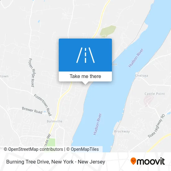 Burning Tree Drive map