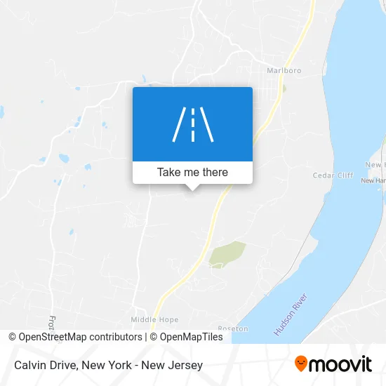 Calvin Drive map