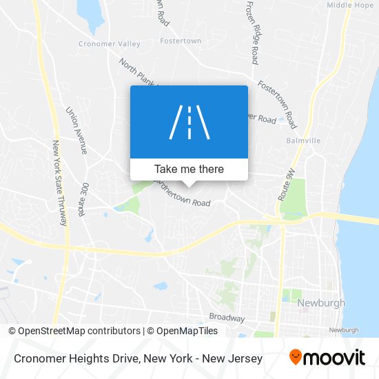 Cronomer Heights Drive map