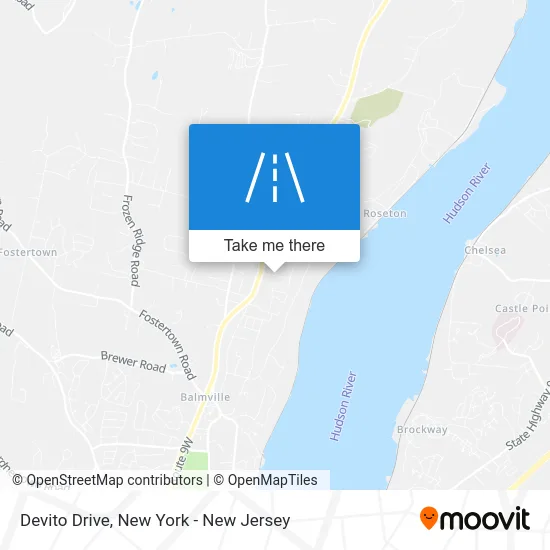 Devito Drive map