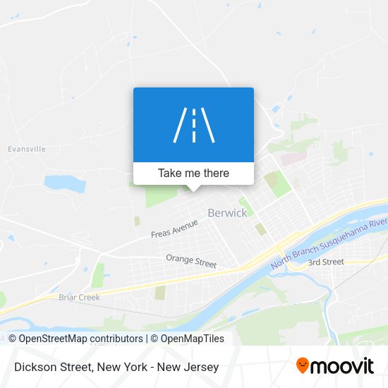 Mapa de Dickson Street
