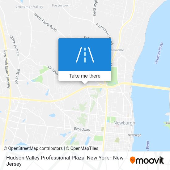 Hudson Valley Professional Plaza map