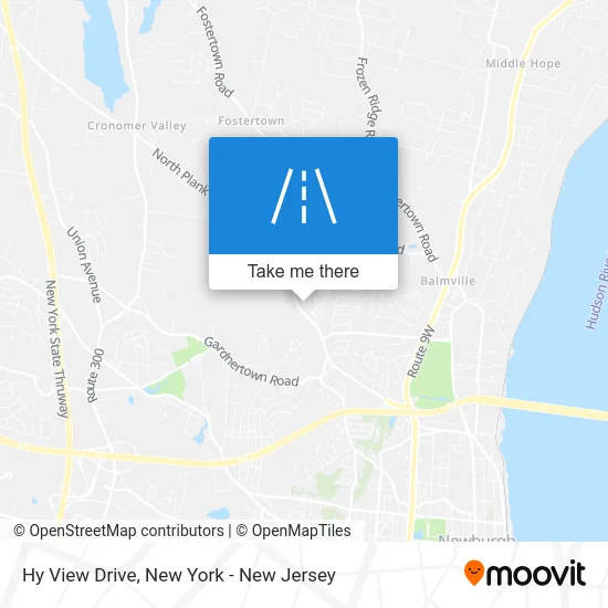 Hy View Drive map