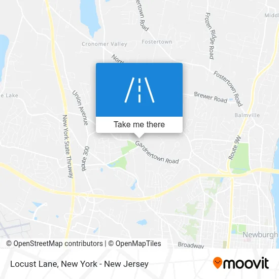 Locust Lane map