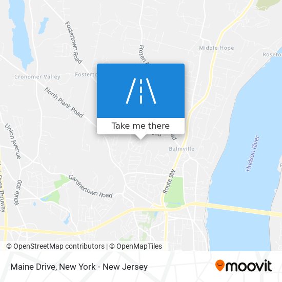 Maine Drive map