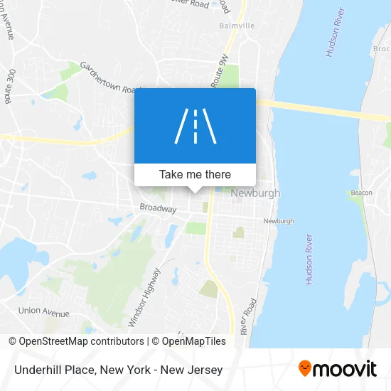 Underhill Place map