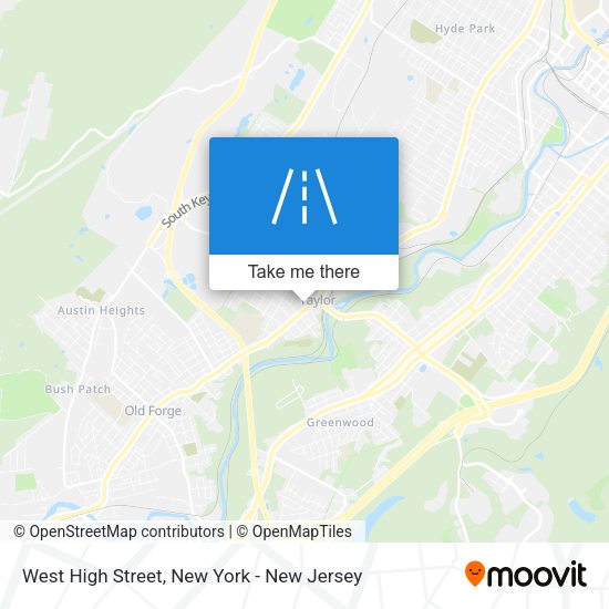 Mapa de West High Street