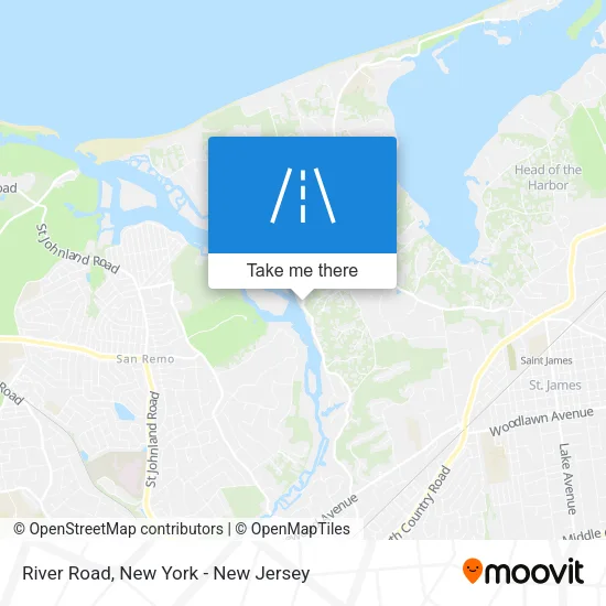 Mapa de River Road