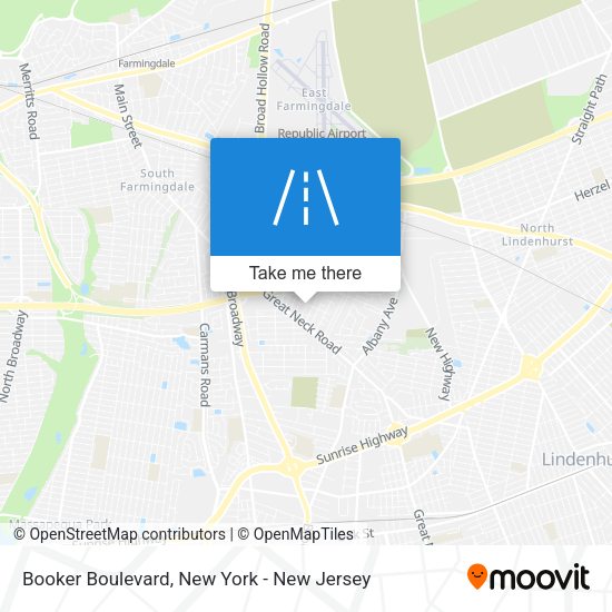 Mapa de Booker Boulevard