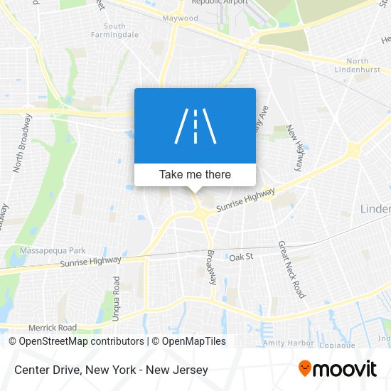 Mapa de Center Drive