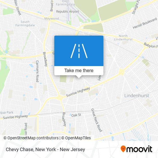 Chevy Chase map