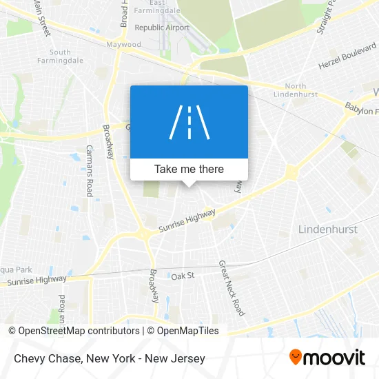 Chevy Chase map