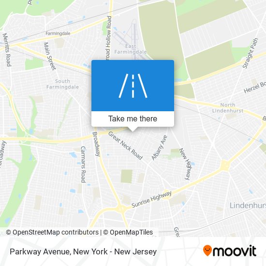 Mapa de Parkway Avenue