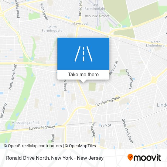 Mapa de Ronald Drive North