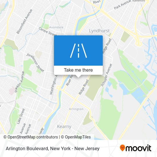 Mapa de Arlington Boulevard