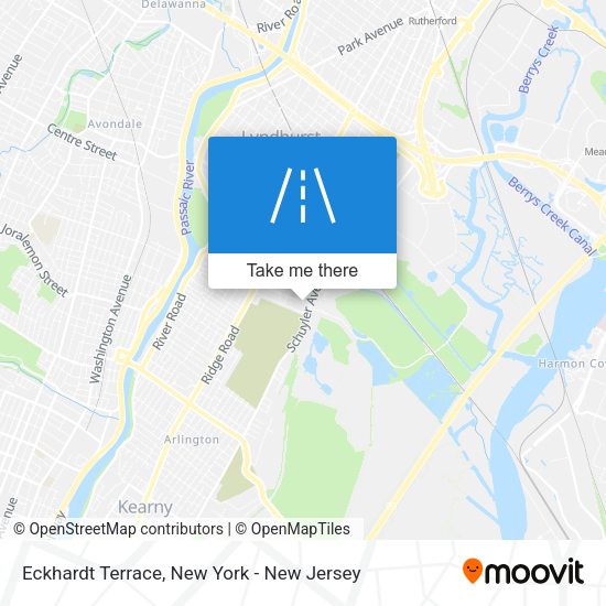 Mapa de Eckhardt Terrace