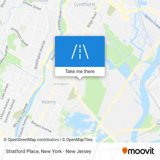Stratford Place map